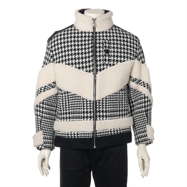 Phenomenon Houndstooth Wool Jacket White x Black