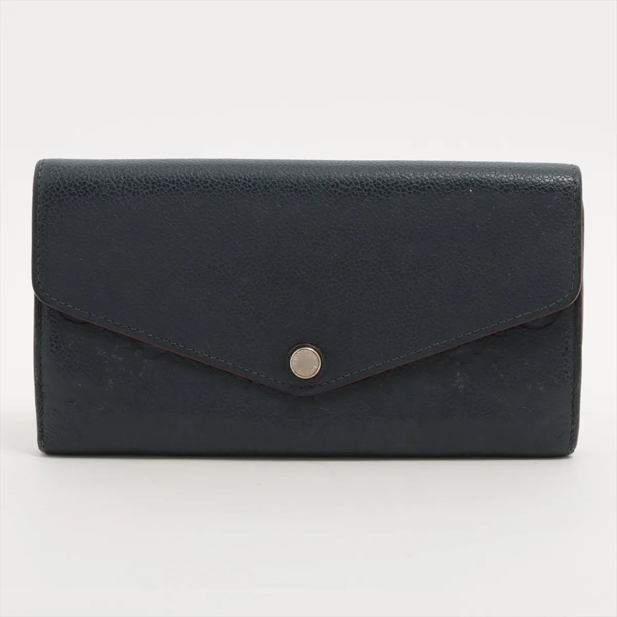 Louis Vuitton Monogram Empreinte Sarah Wallet Marine Rouge