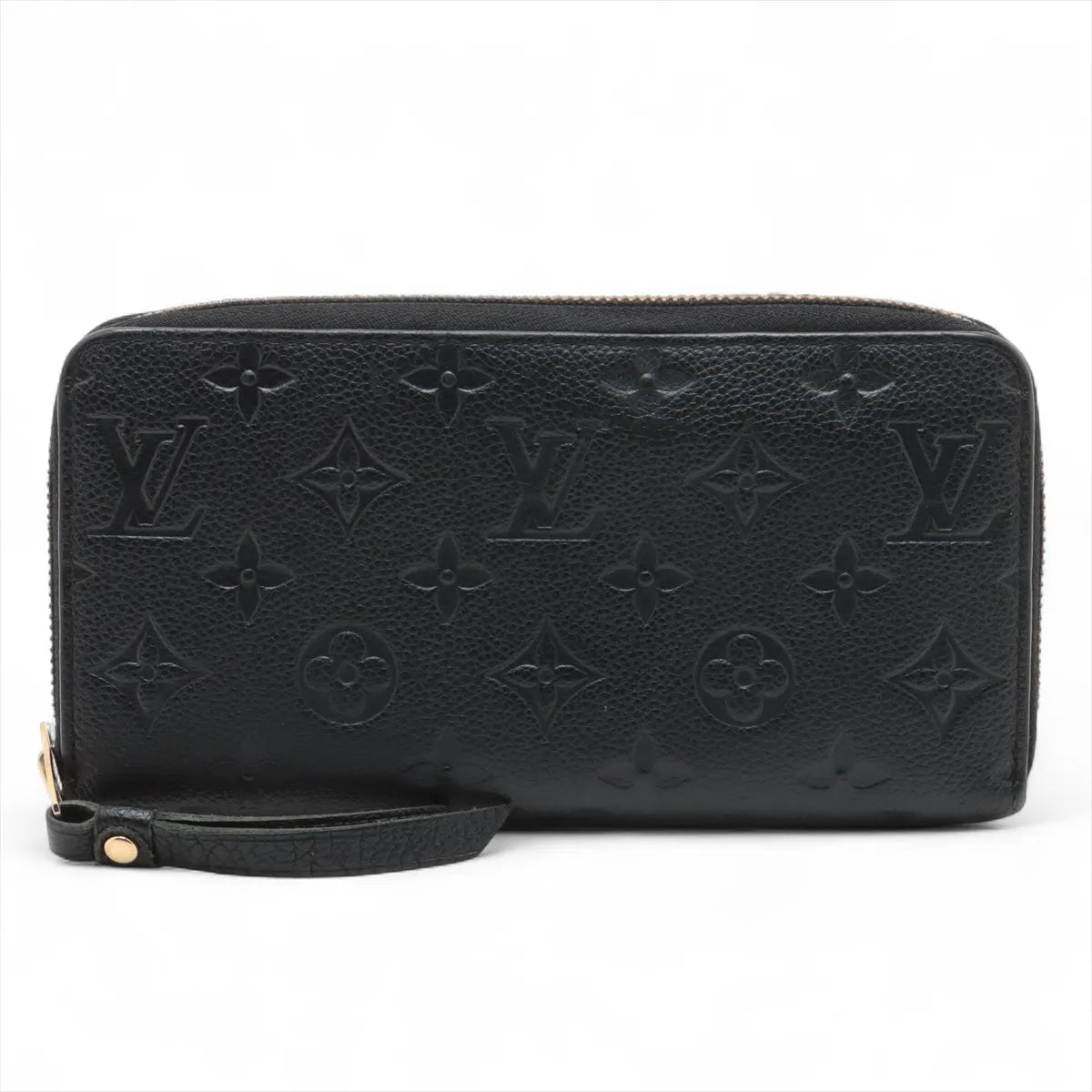 Louis Vuitton Monogram Empreinte Zippy Wallet Black