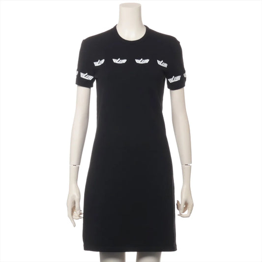 Louis Vuitton Vitesse Wool T-shirt Dress Black/White