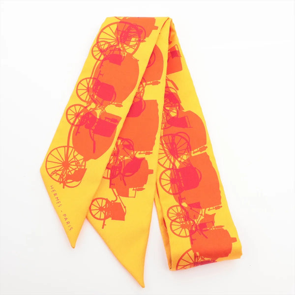 Hermes Twilly Rayons x Silk Yellow x Orange