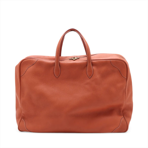 Hermes Plume 55 Taurillon Clemence Gold