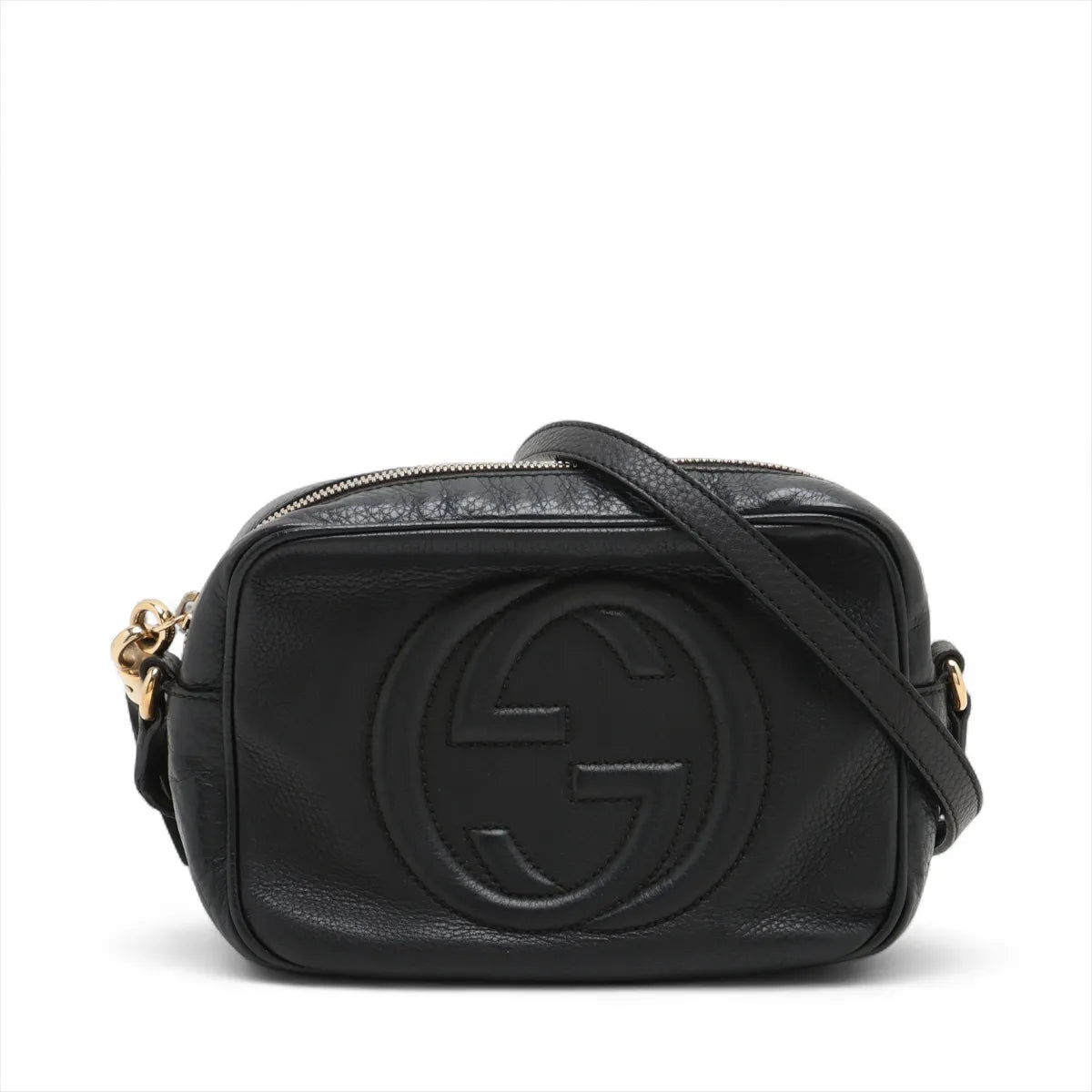 Gucci Soho Leather Shoulder Bag Black