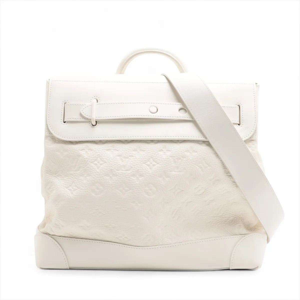 Louis Vuitton Monogram Empreinte City Steamer PM White
