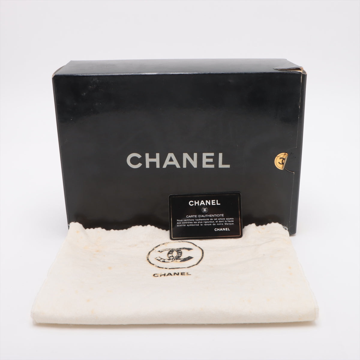 Chanel CC Logo V Stitch Lambskin Double Flap Double Chain Bag Beige