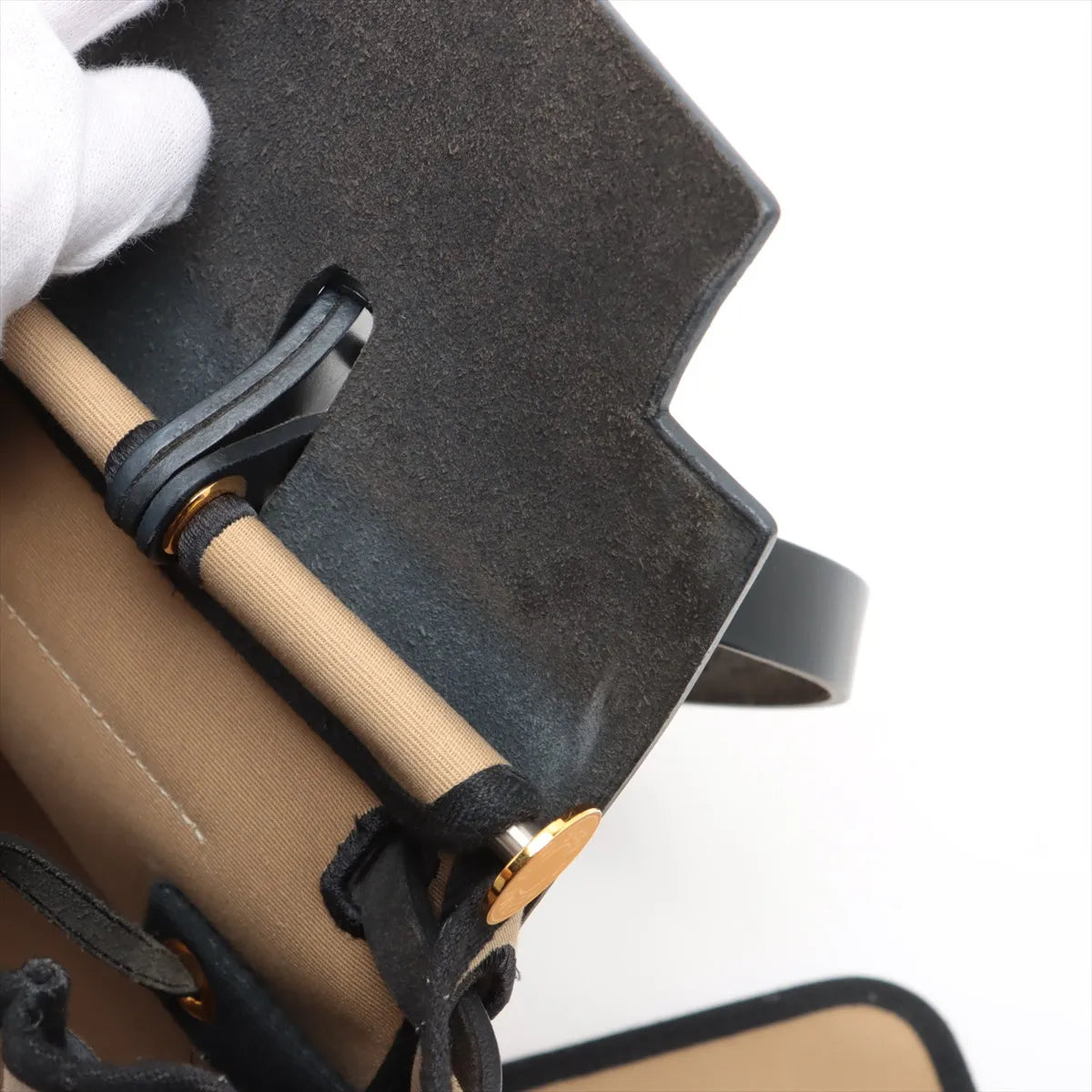 Hermès Herbag Zip PM Beige x Black