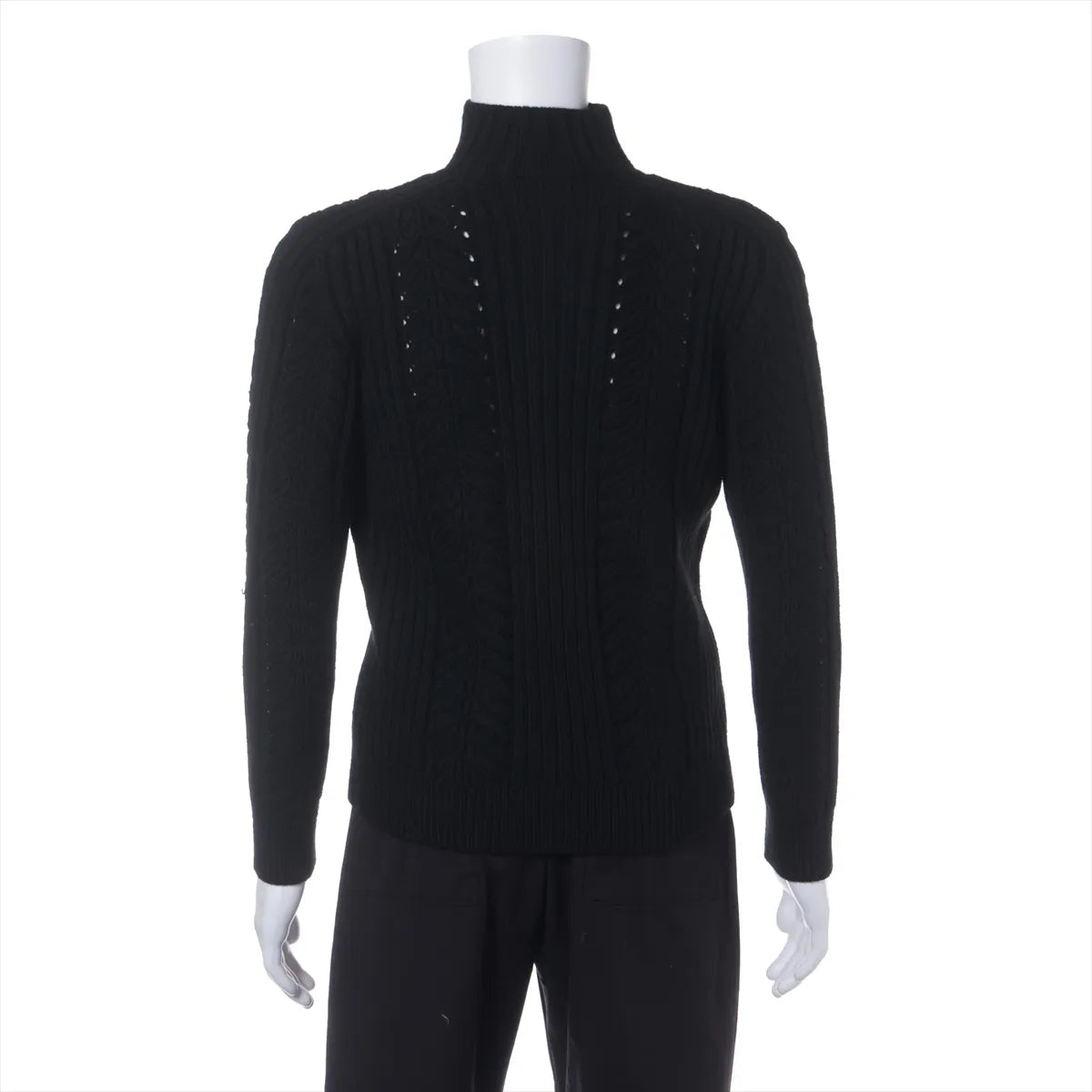 Ferragamo Wool Knit Turtle Neck Black