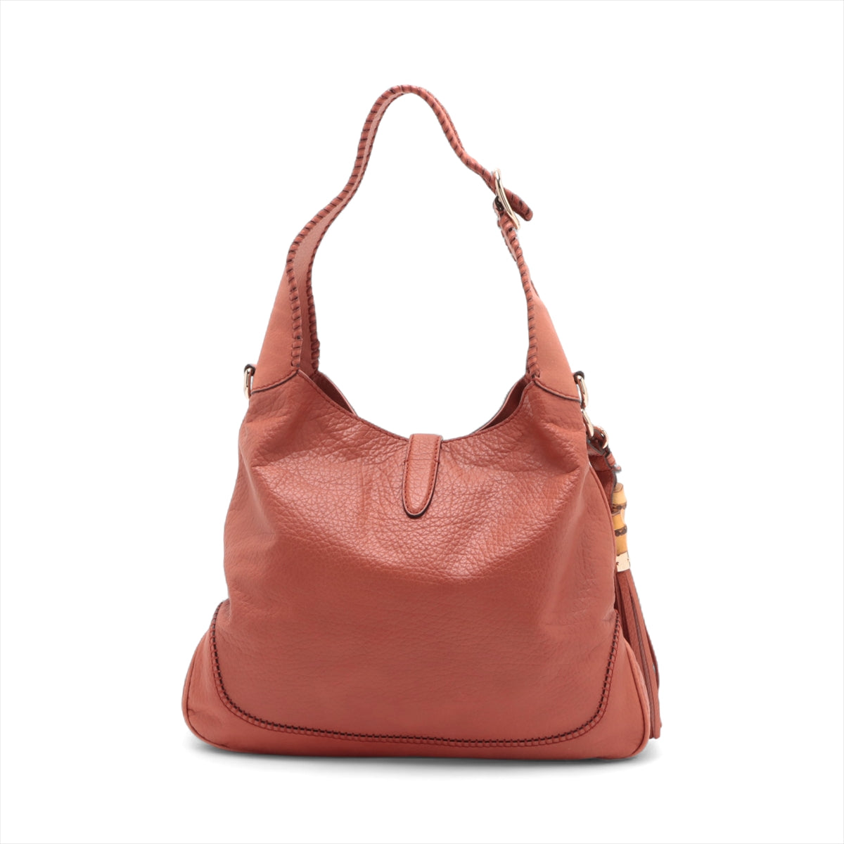Gucci New Jackie Leather Two-Way Shoulder Bag Brown