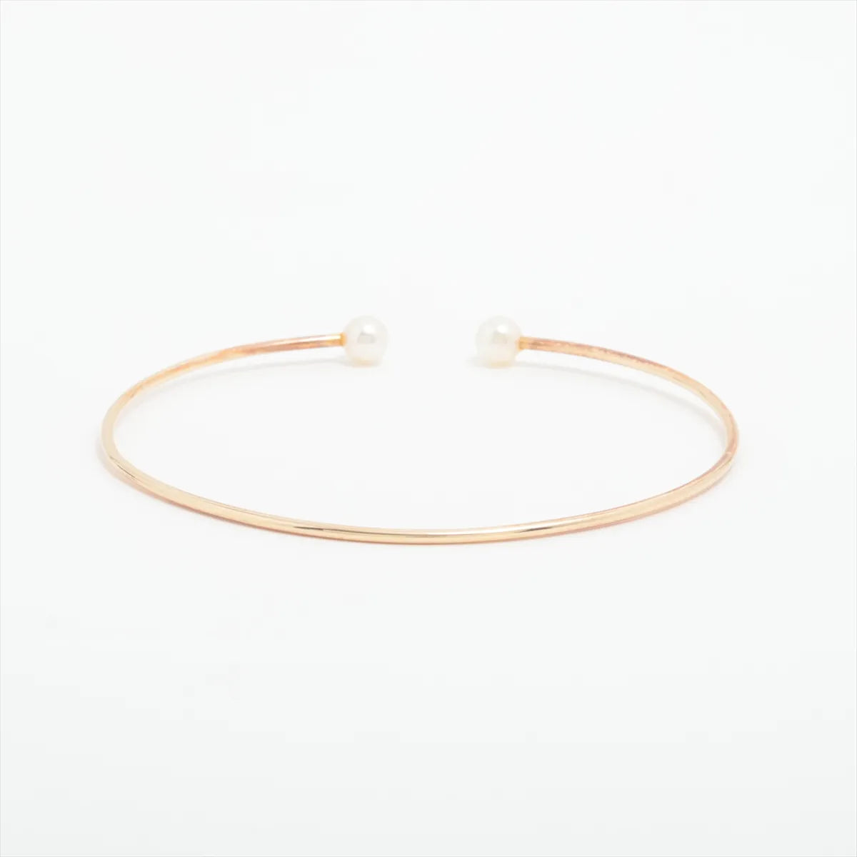 Mikimoto Pearl Bangle Yellow Gold