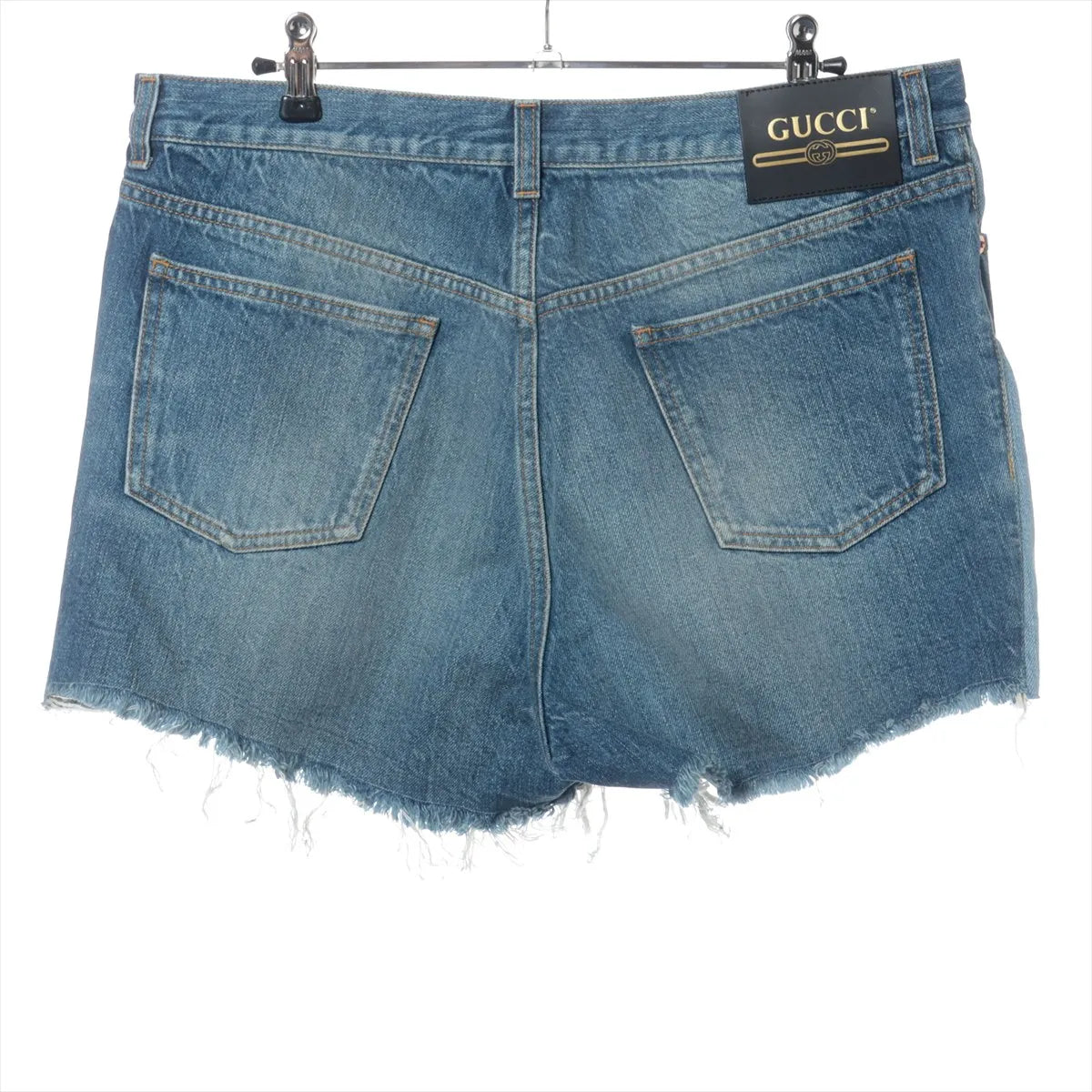 Gucci Button-down Cotton DenimShort Pant Blue