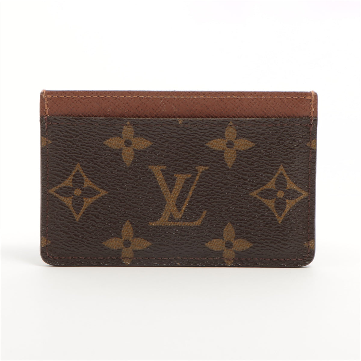 Brown Louis Vuitton Monogram Card Case