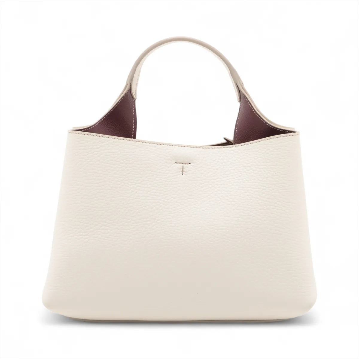 Tod's Micro T Timeless Leather Two-Way Handbag White