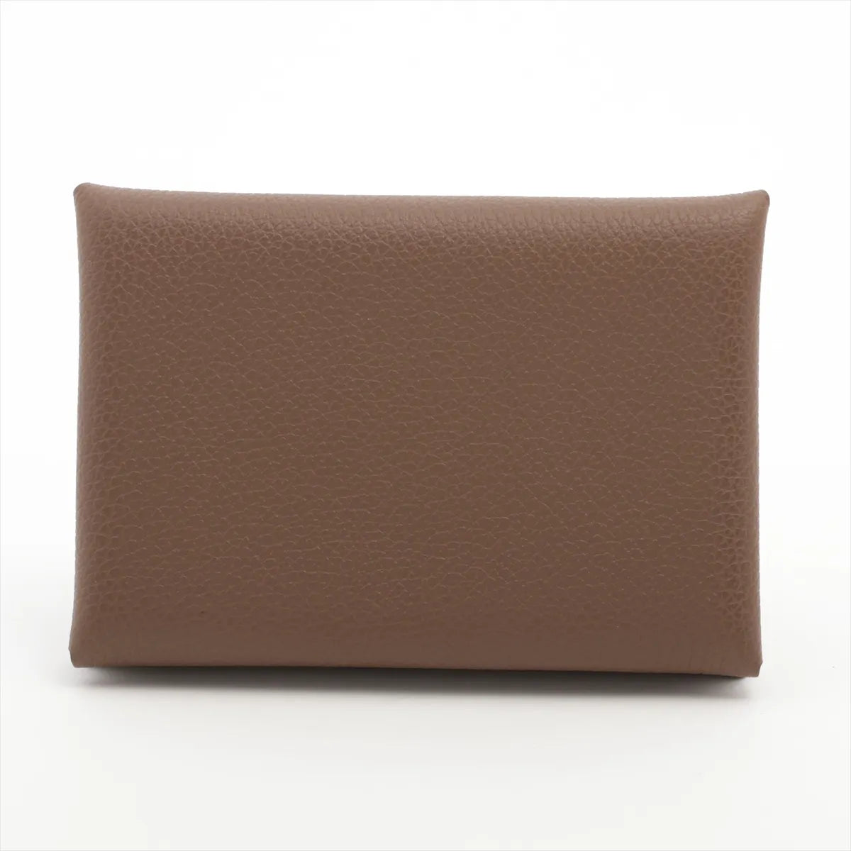 Hermès Calvi Duo Evercolor Card Holder Brown