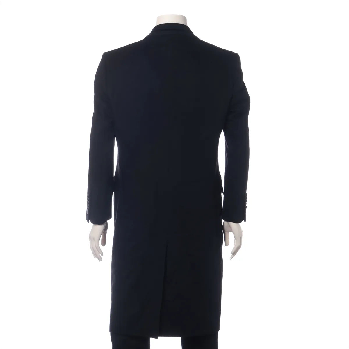 Gianni Versace Cashmere Chester Coat Black