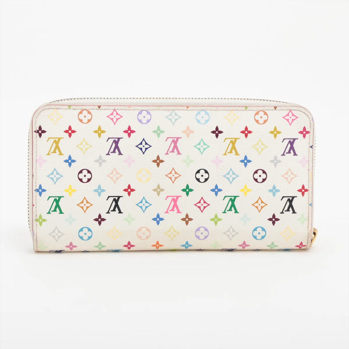 Louis Vuitton Monogram Multicolor Zippy Wallet White