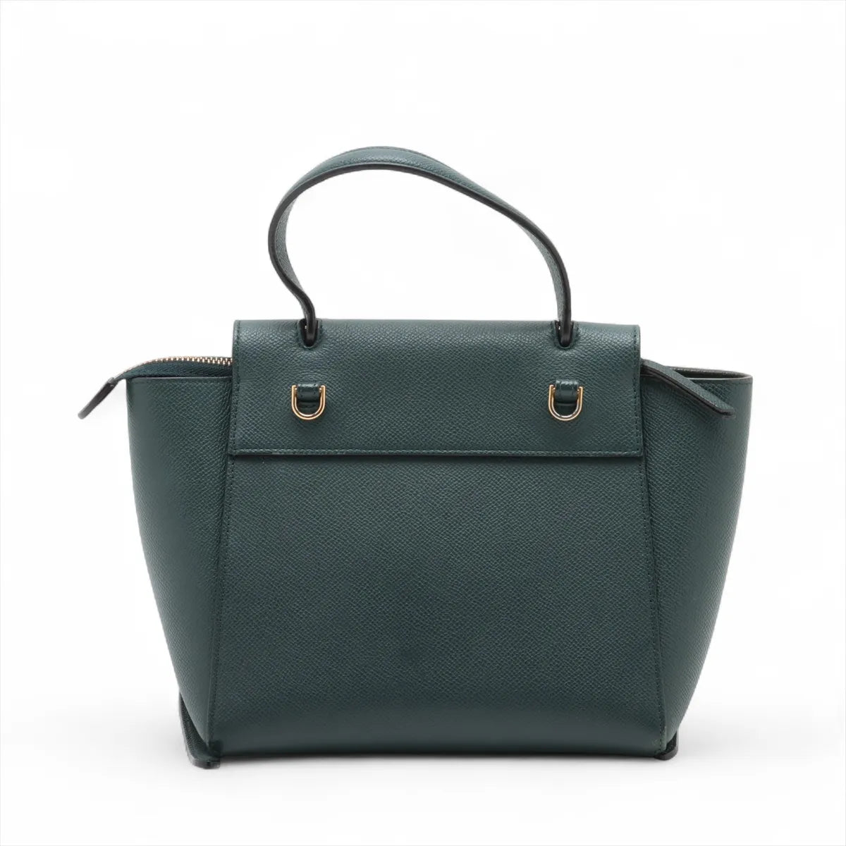 Celine Belt Nano Leather Two-Way Handbag Green