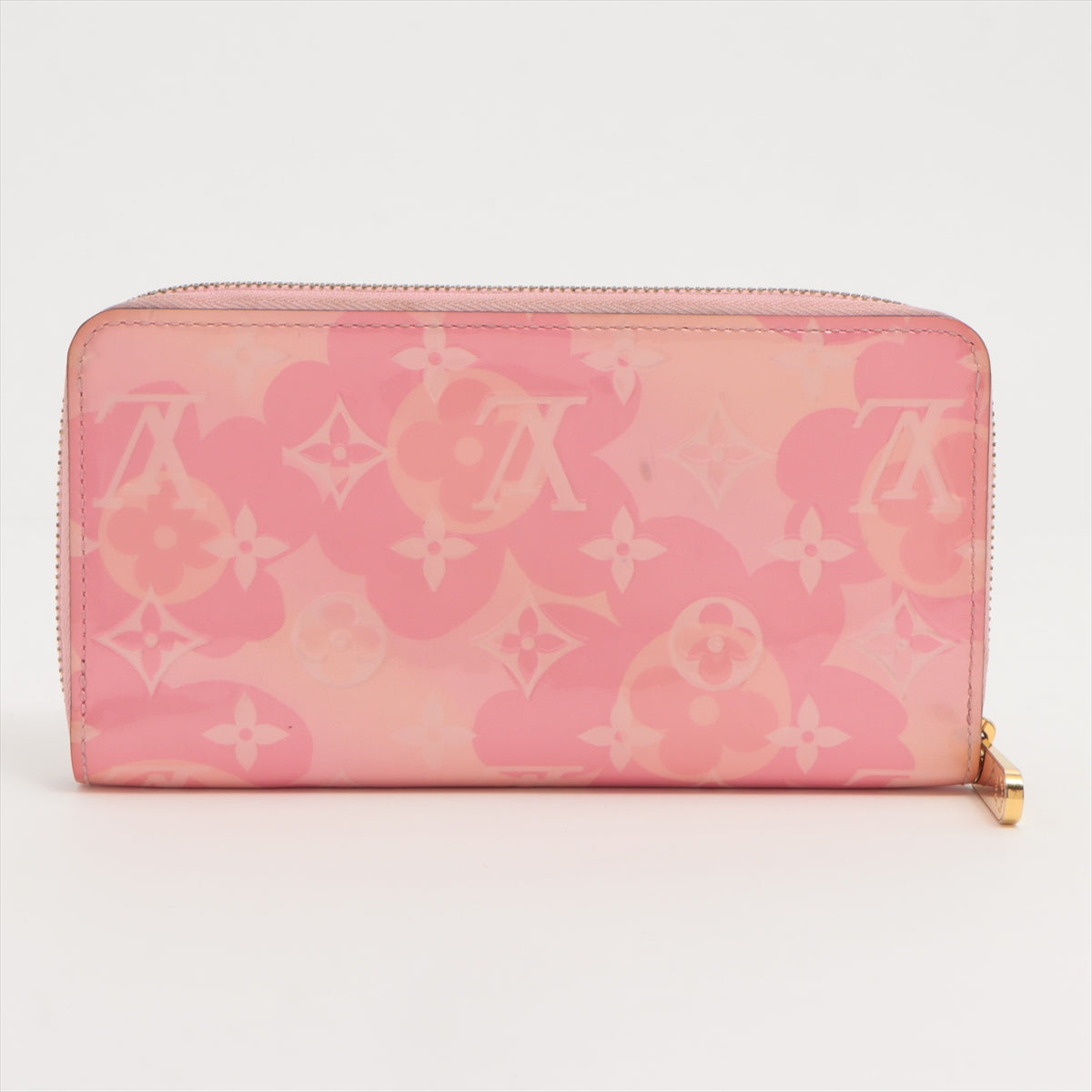 Louis Vuitton Monogram Vernis Zippy Wallet Pink