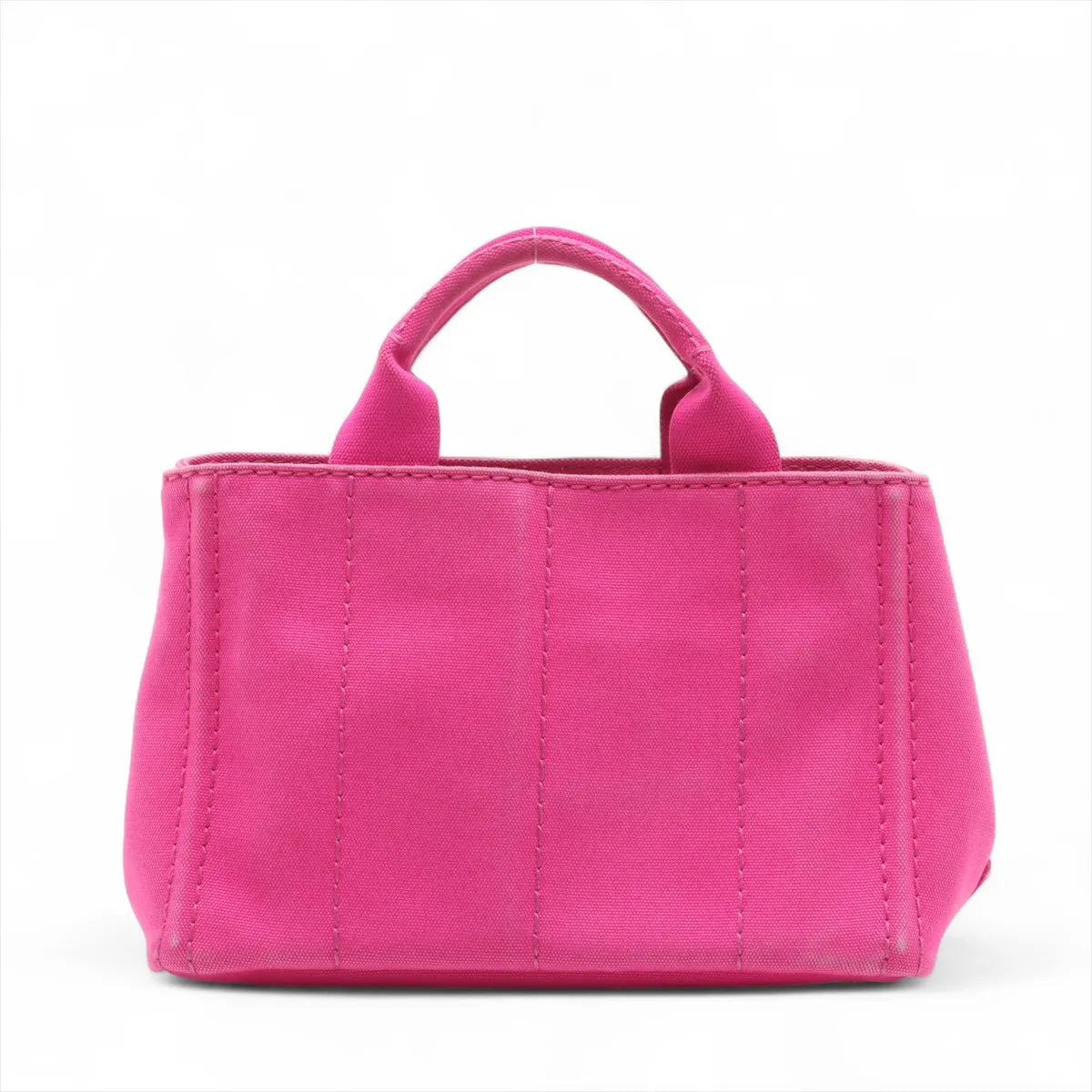 Prada Canapa Canvas Two-Way Handbag Hot Pink