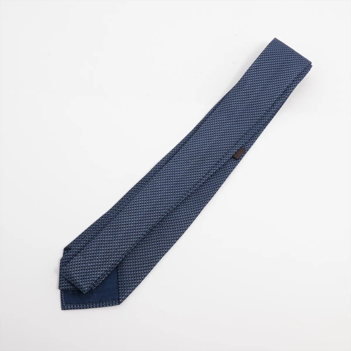 Louis Vuitton Silk Necktie Navy Blue