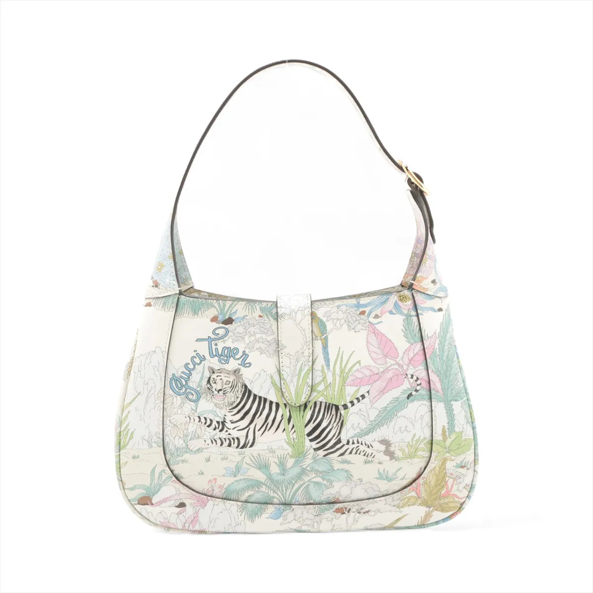 Gucci Jackie 1961 Leather Shoulder Bag Multicolor