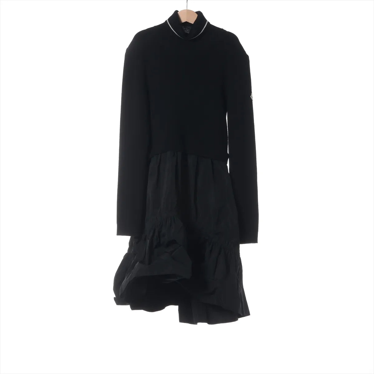 Moncler Abito Wool & Polyester Dress Black — product photo 1