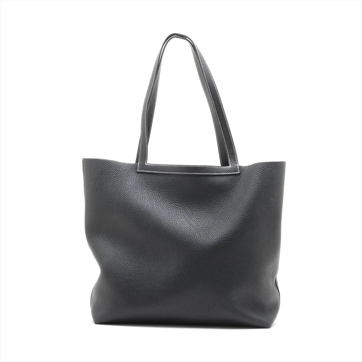 Hermes Hippo Serie 46 Taurillon Clemence Tote Bag Black — product photo 2