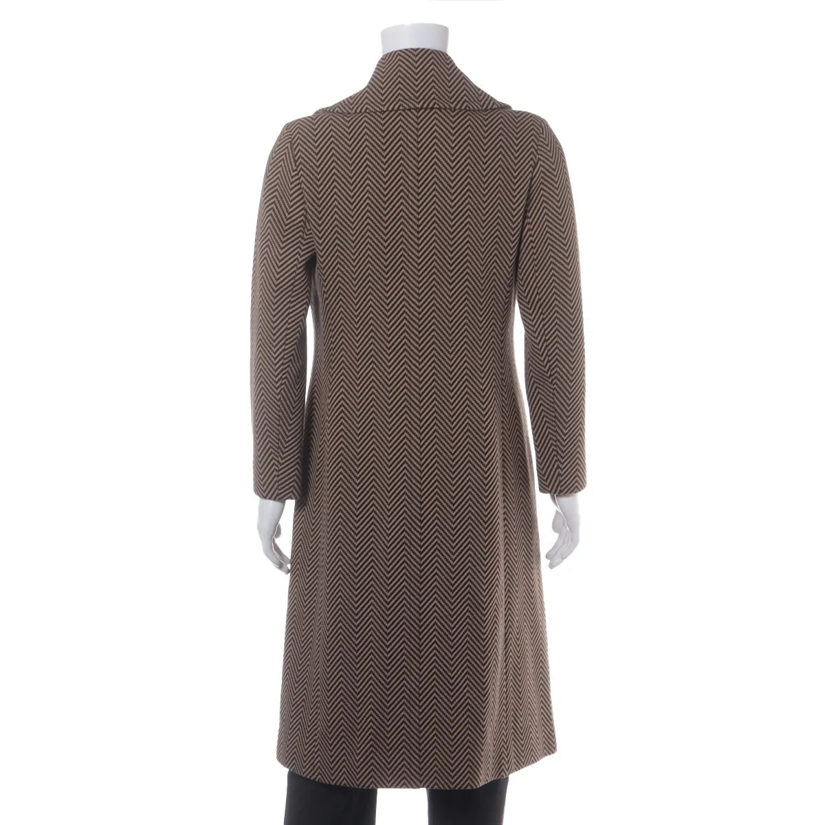 Celine Chevron Wool Coats Brown — product photo 2