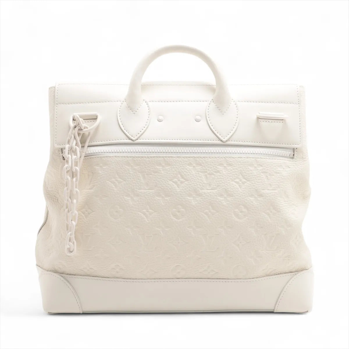 Louis Vuitton Monogram Empreinte City Steamer PM White