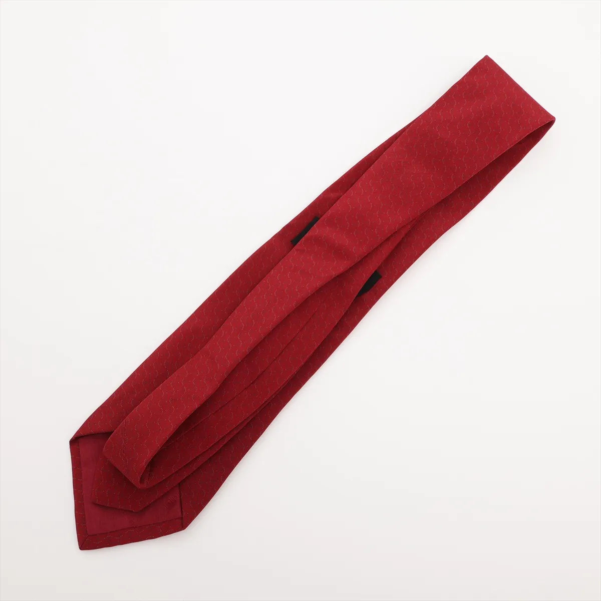 Chanel Dot Red Silk Necktie