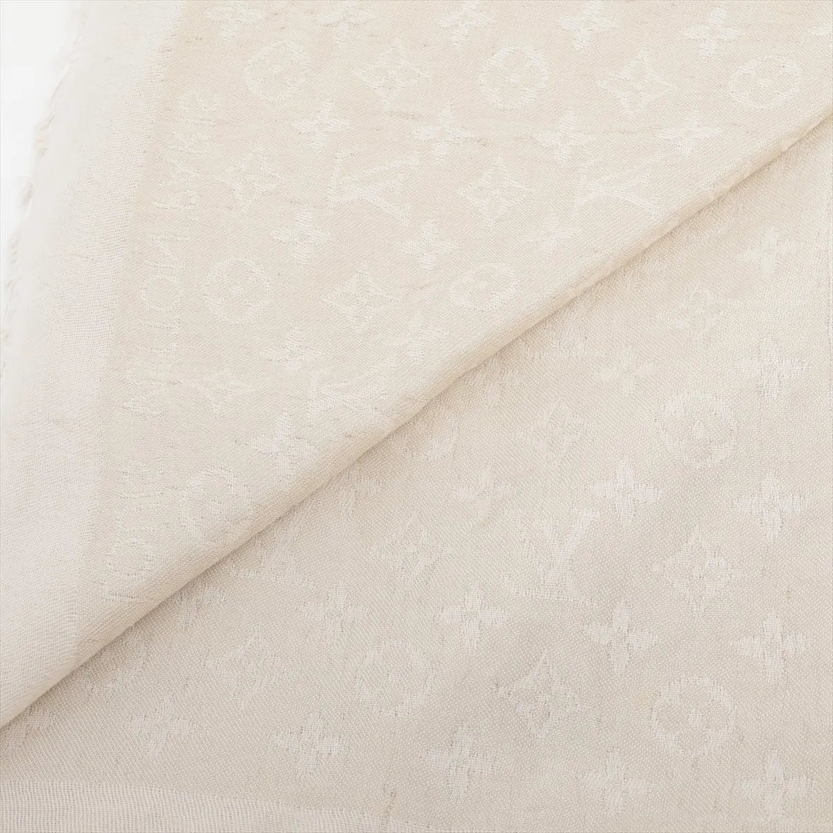 Louis Vuitton Monogram Shine Scarf White