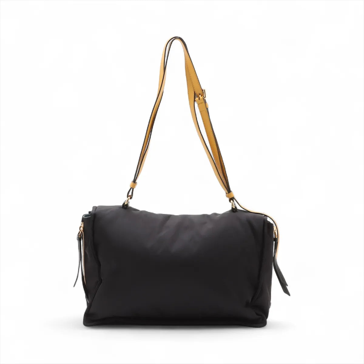 Prada Etiquette Nylon Two-Way Shoulder Bag Black