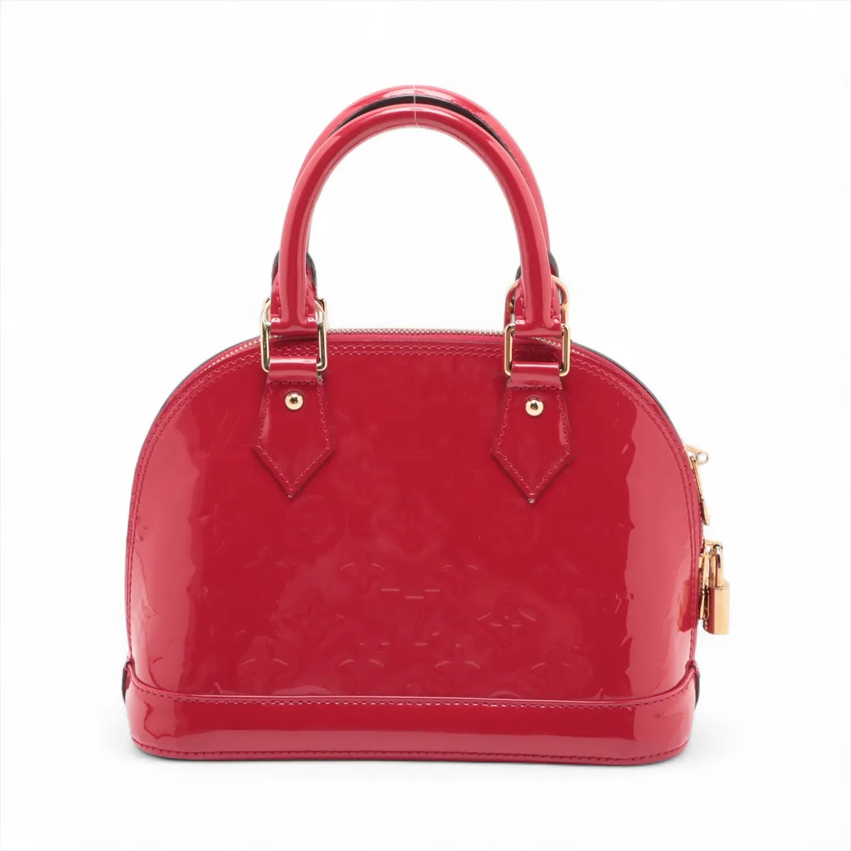 Louis Vuitton Monogram Vernis Alma BB Red