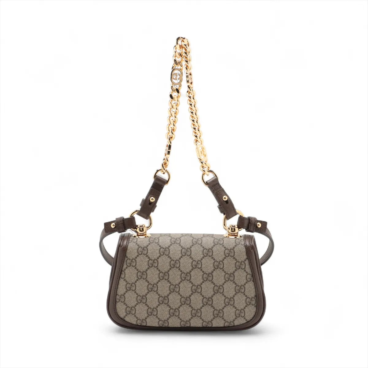 Gucci GG Supreme Blondie Two-Way Shoulder Bag Brown