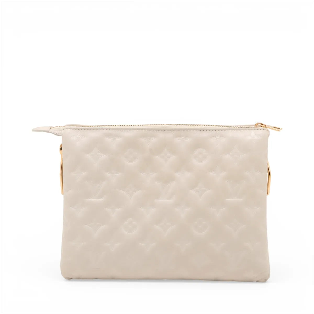 Louis Vuitton Monogram Embossed Coussin PM White — product photo 2