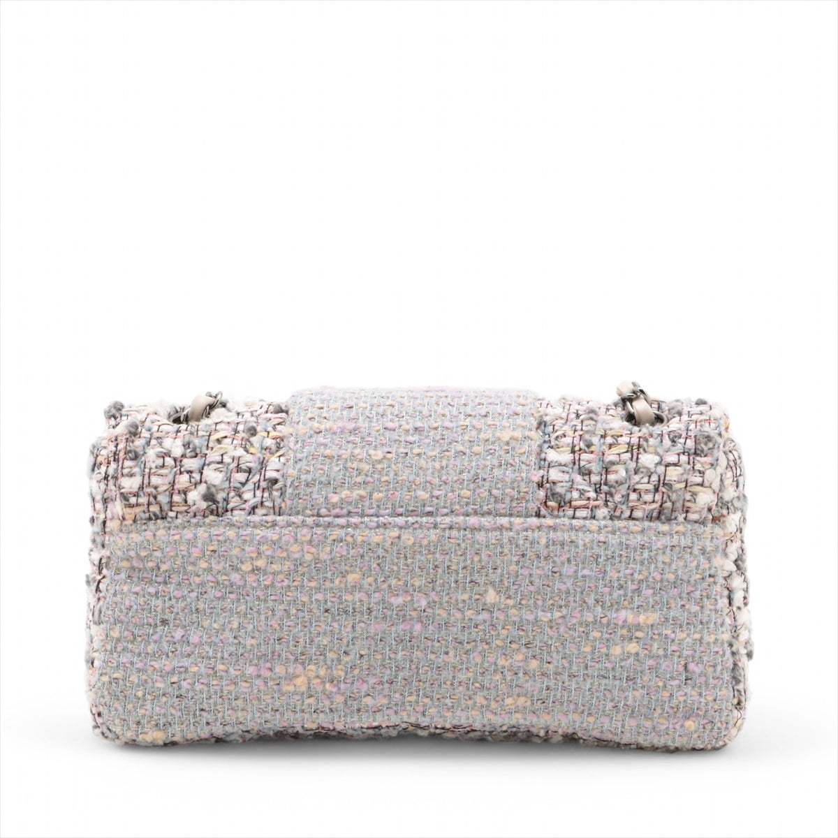 Chanel CC Logo Tweed Single Flap Double Chain Bag Multicolor * PREORDER *