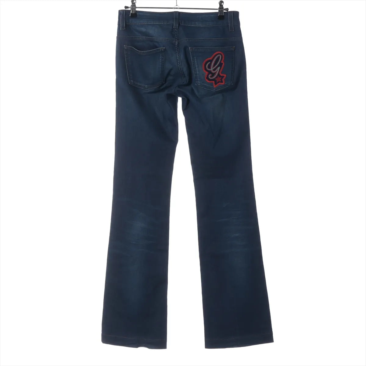 Gucci Cotton Polyurethane Denim Pants Blue — product photo 2