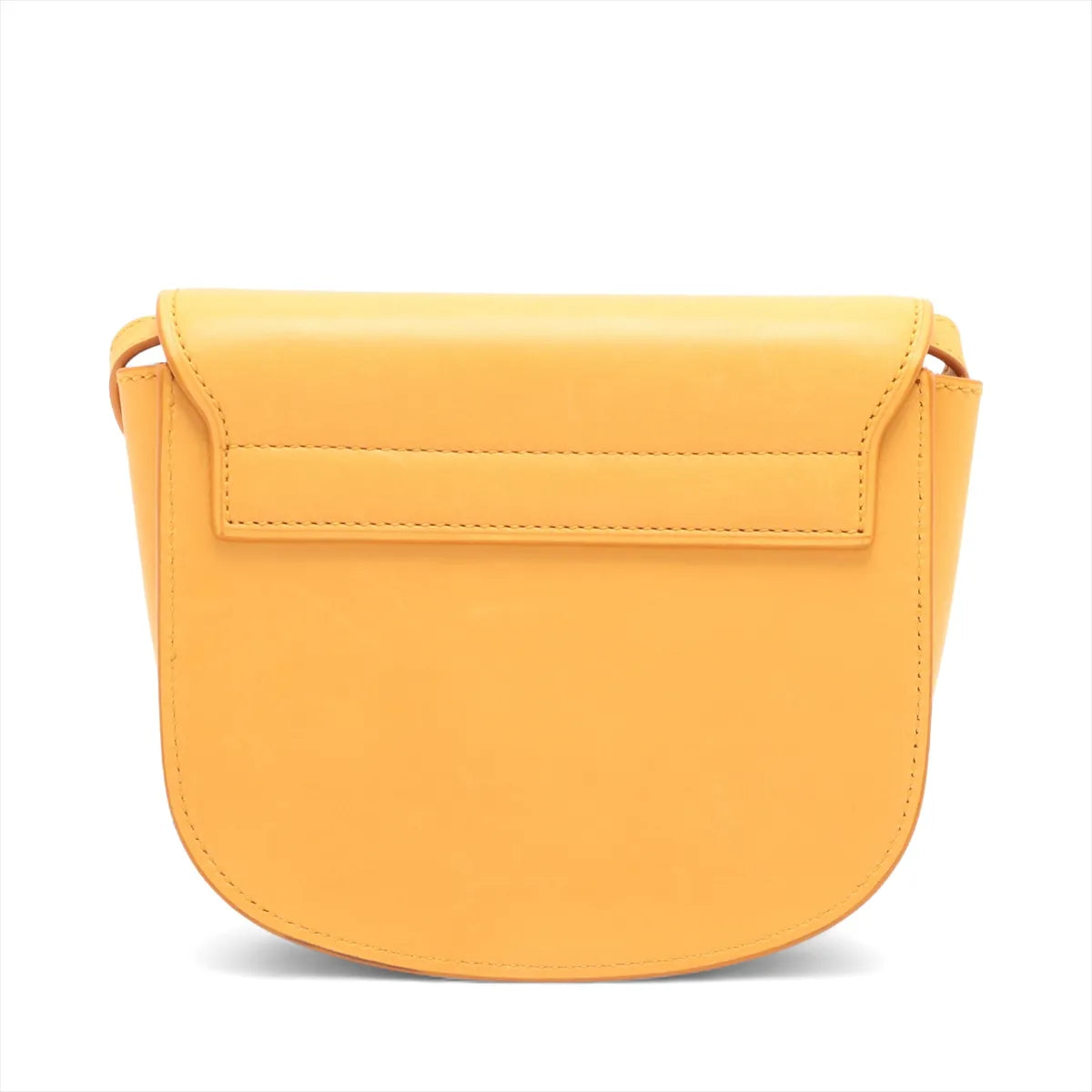 Saint Laurent Paris Kaia Leather Shoulder Bag Yellow