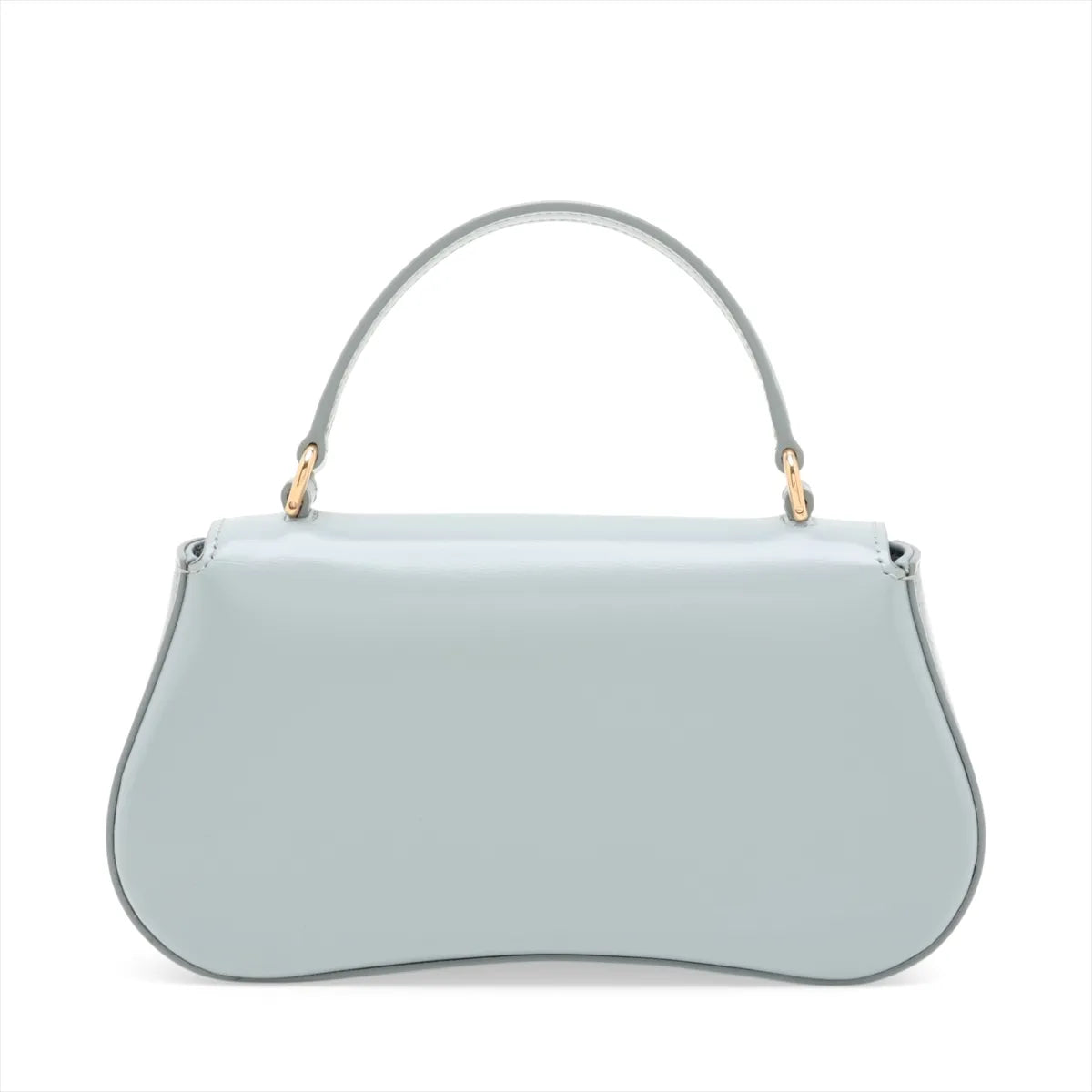 Celine Triomphe Teen Lola Leather Two-Way Handbag Blue — product photo 2