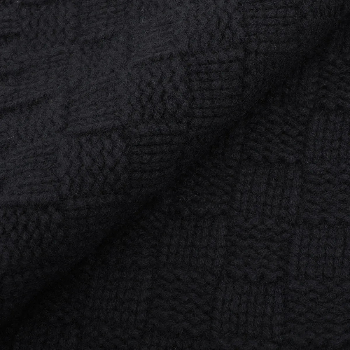 Louis Vuitton Damier Echarpe Helsinki Cashmere Scarf Black — product photo 2