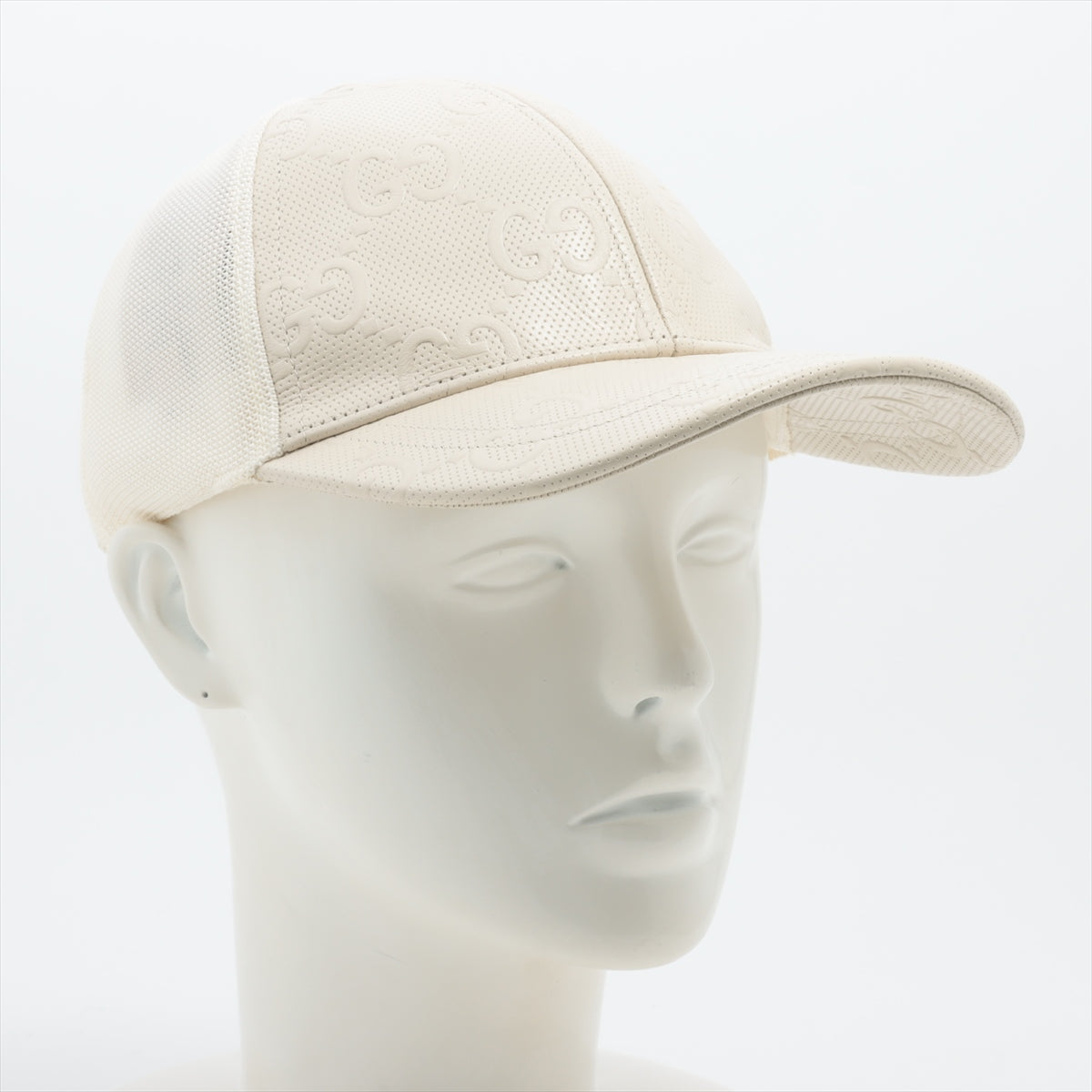 GG embossed baseball hat in White Undefined