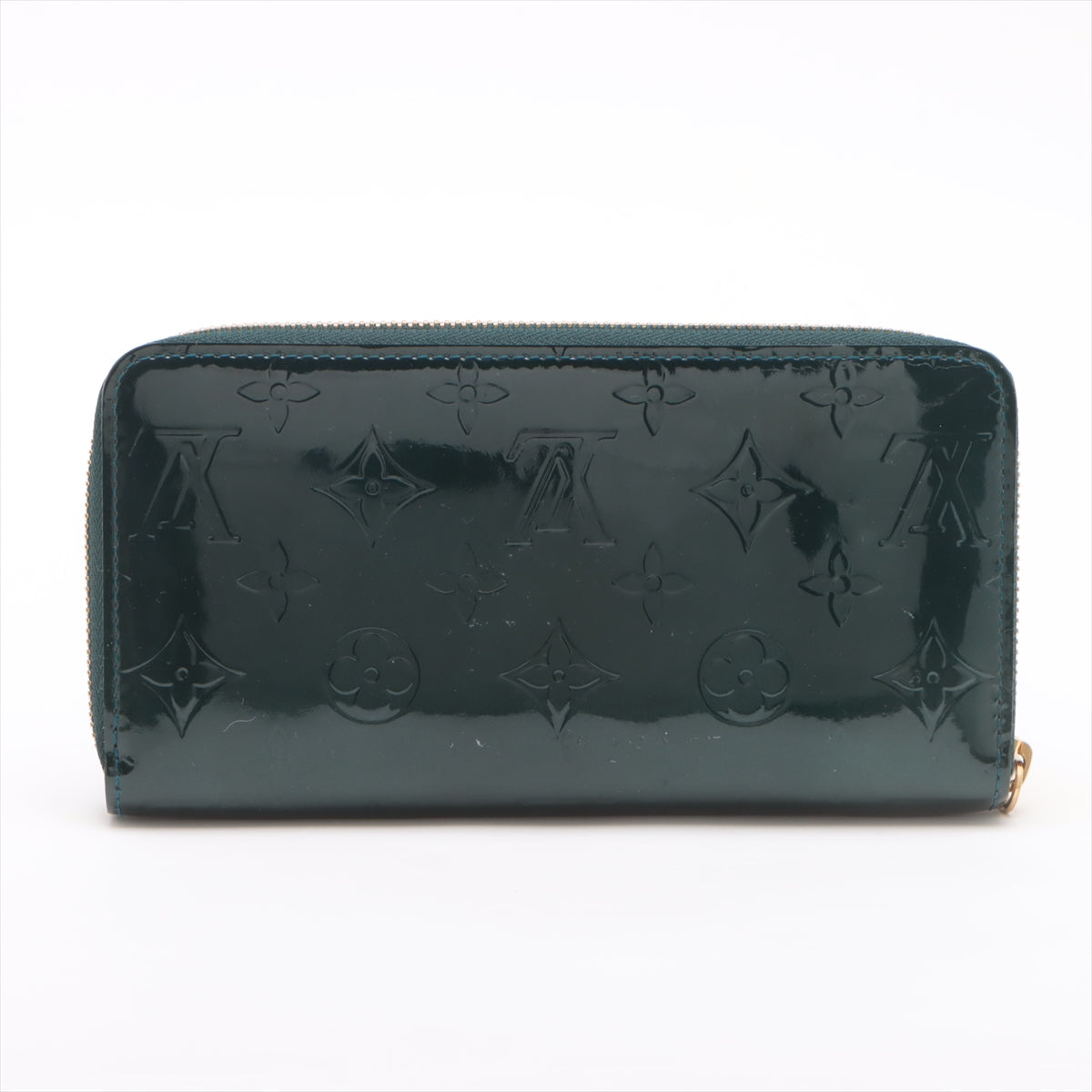#1 Second Hand Louis Vuitton Monogram Vernis Zippy Wallet Bleu Nuit
