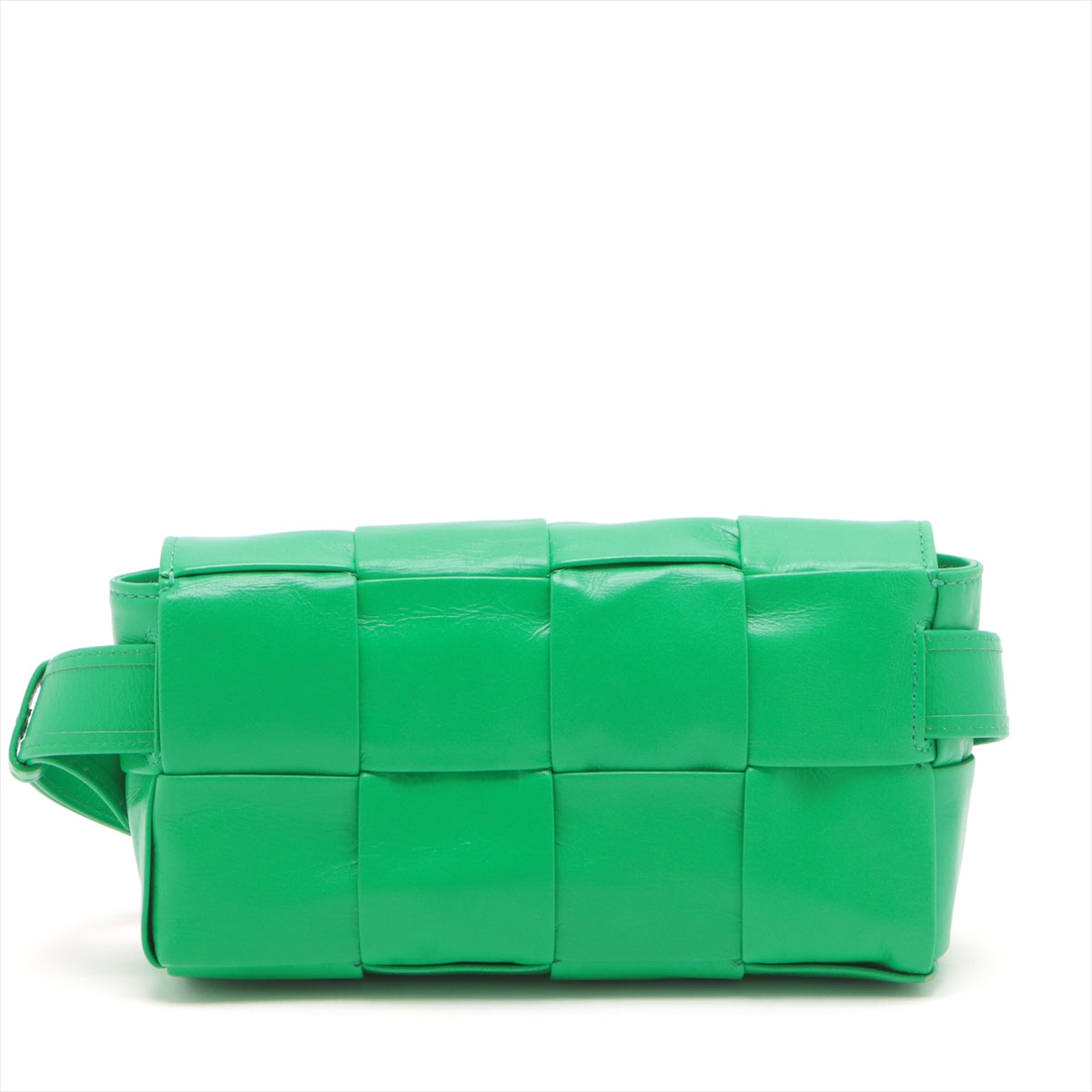 Bottega Veneta Maxi Intrecciato Cassette Leather Sling Bag Green * PREORDER *