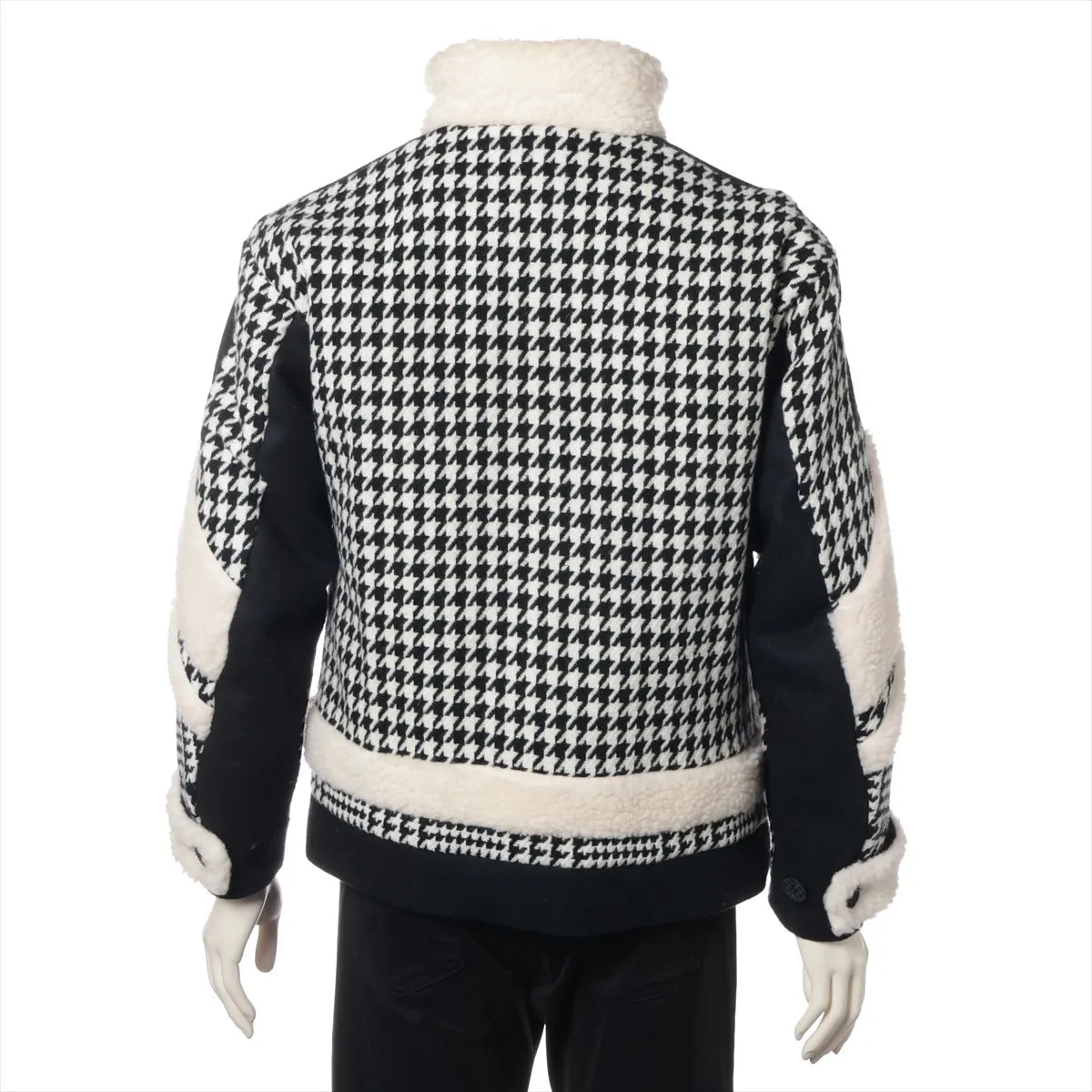 Phenomenon Houndstooth Wool Jacket White x Black — product photo 2