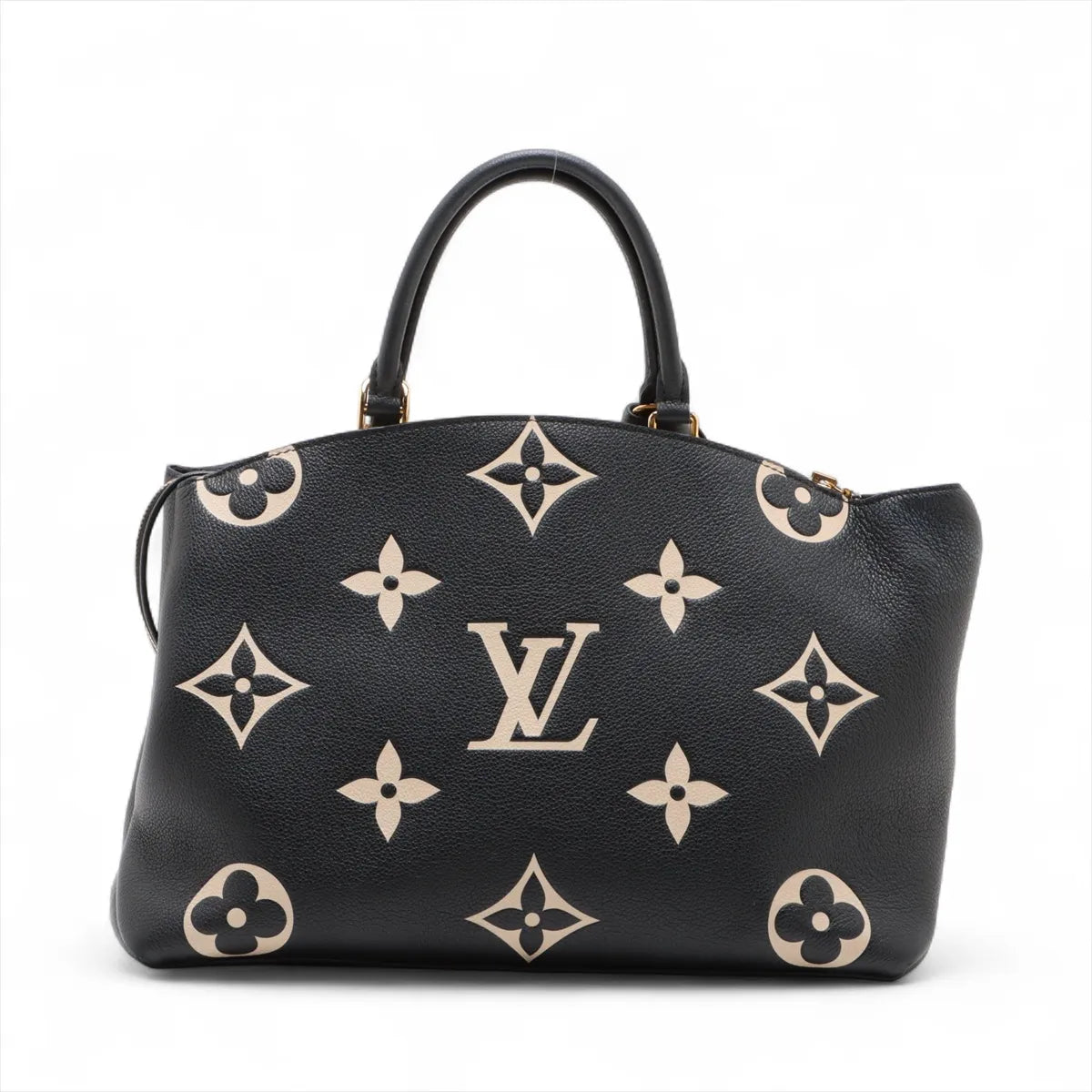 Louis Vuitton Monogram Empreinte Bicolor Grand Palais MM Black x Creme