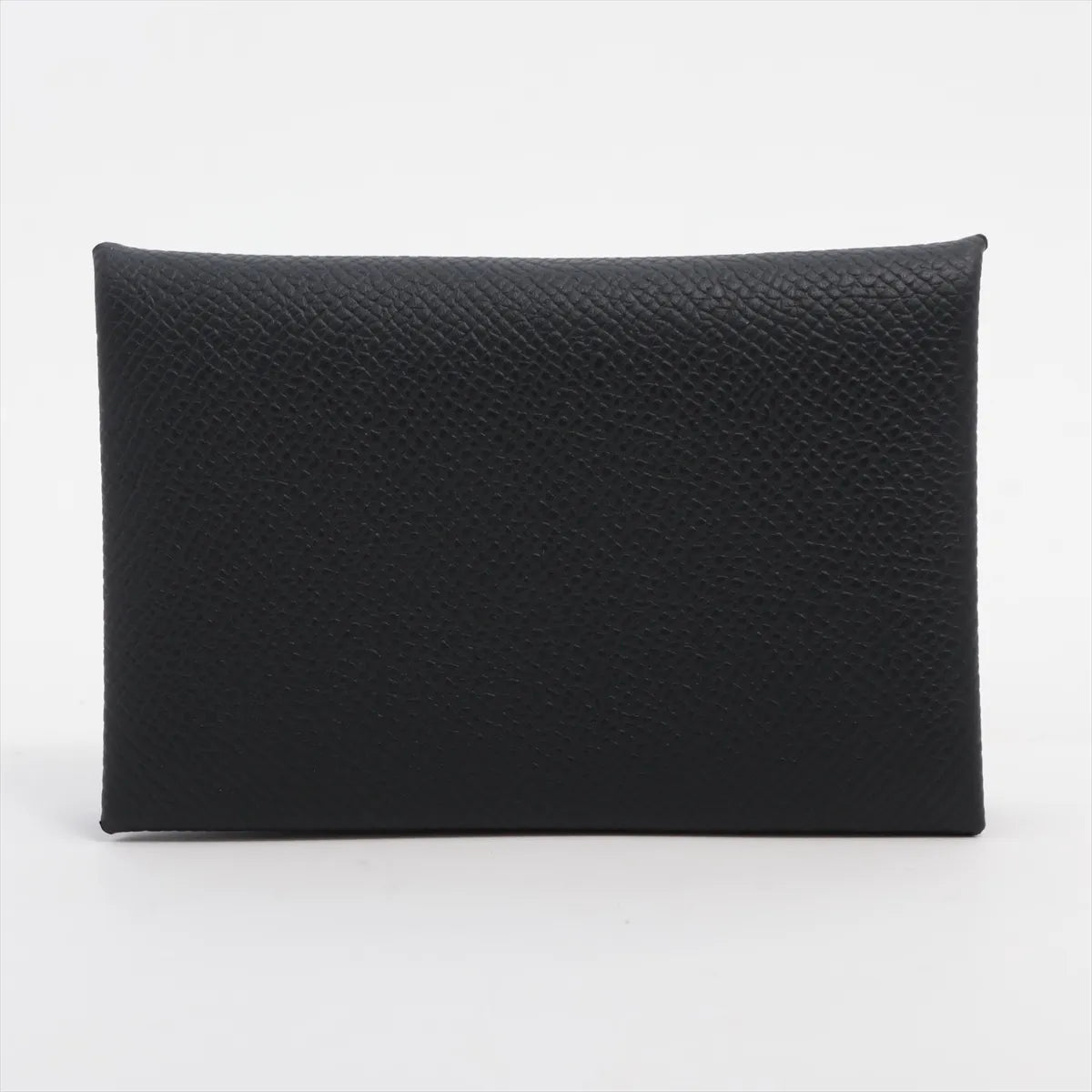 Hermès Calvi Veau Epsom Card Case Black