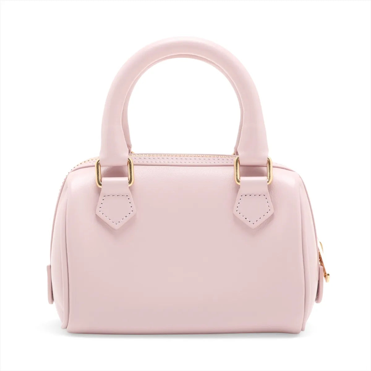 Celine Triomphe Small Boston Leather Two-Way Shoulder Bag Pink