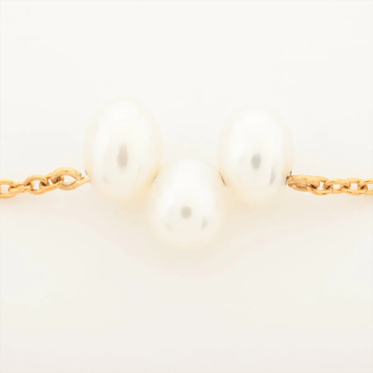 Pearl Gold Station Bracelet