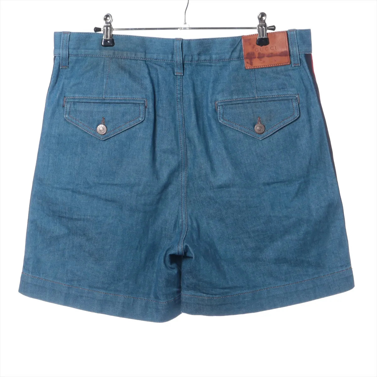 Gucci Cotton Short Pants Denim Blue