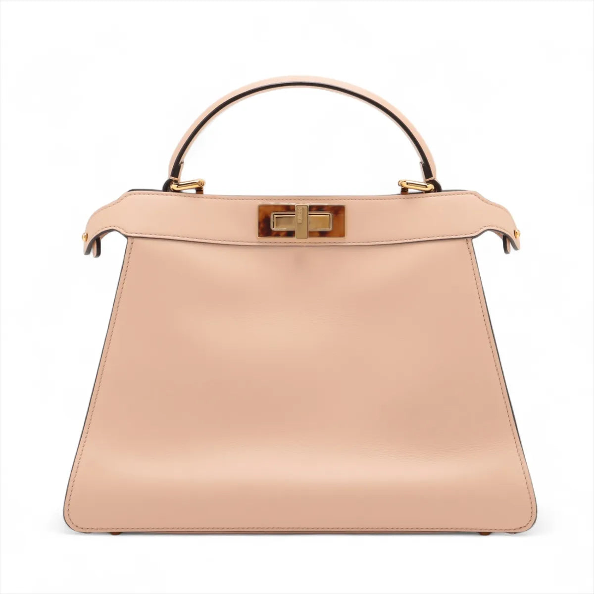 Fendi Mini Peekaboo ISeeU Leather Two-Way Handbag Pink