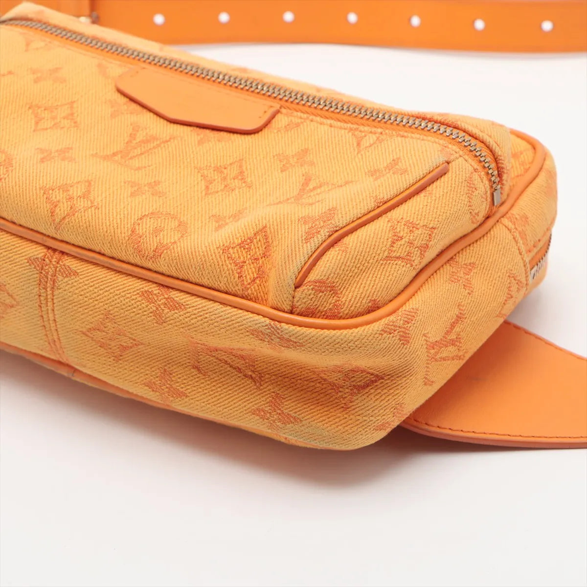Louis Vuitton Monogram Denim Outdoor Bumbag Orange